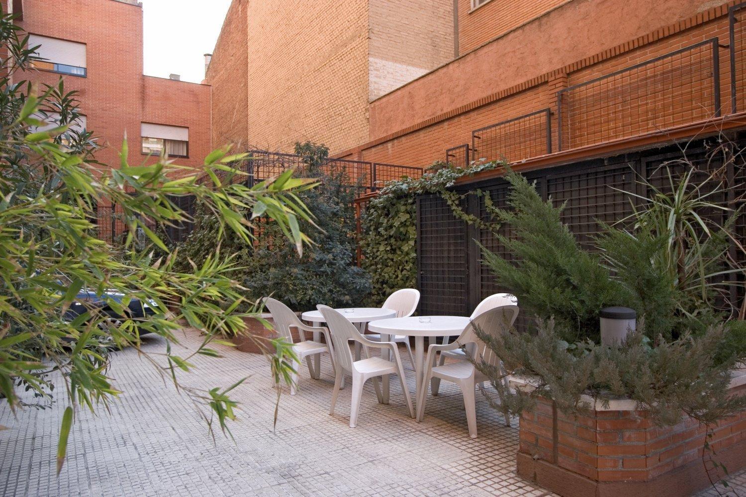 Espahotel Plaza Basilica Madrid Restaurang bild